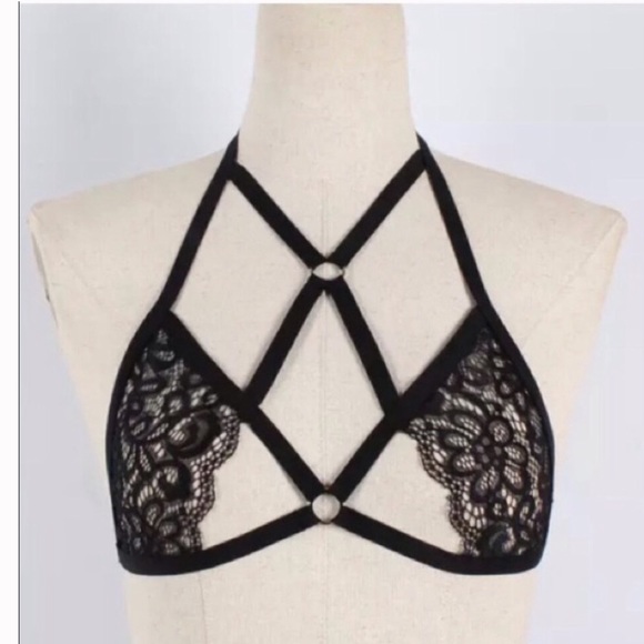 Sexy Lingerie Garter Strappy Cage Harness - Picture 2 of 3